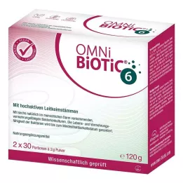 OMNI BiOTiC 6 pulvera dubultais iepakojums, 2x60 g