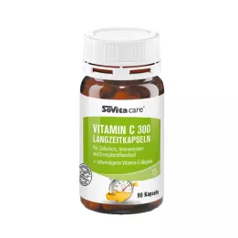 SOVITA CARE C vitamīns 300 ilgstošas kapsulas, 90 gab