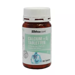SOVITA CARE Calcium+D3 tabletes, 100 gab