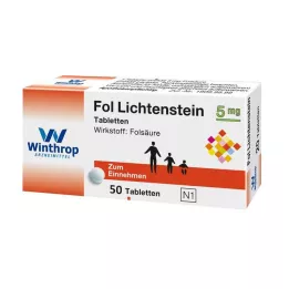 FOL Lihtenšteina 5 mg tabletes, 50 gab