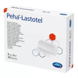 PEHA-LASTOTEL Fiksācijas pārsējs 4 cmx4 m, 20 gab
