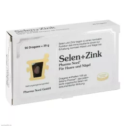 SELEN+ZINK Pharma Nord Dragees, 90 gab