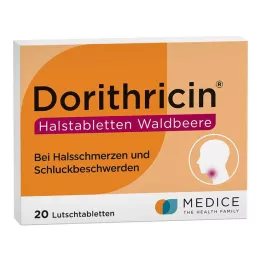 DORITHRICIN Kakla pastilas Savvaļas ogas, 20 gab