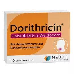 DORITHRICIN Kakla pastilas Savvaļas ogas, 40 gab