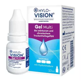HYLO-VISION Gēla vairāku acu pilieni, 10 ml