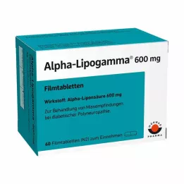 ALPHA-LIPOGAMMA 600 mg apvalkotās tabletes, 60 gab