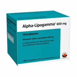 ALPHA-LIPOGAMMA 600 mg apvalkotās tabletes, 100 gab