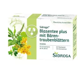 SIDROGA Pūšļa tēja plus ar lācenes lapām, 20X2,0 g