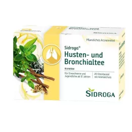 SIDROGA Klepus un bronhu tējas filtra maisiņi, 20x2,0 g