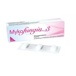 MYKOFUNGIN 3 maksts tabletes 200 mg, 3 gab