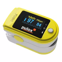 PULOX PO-200 pulsa oksimetrs dzeltens, 1 gab