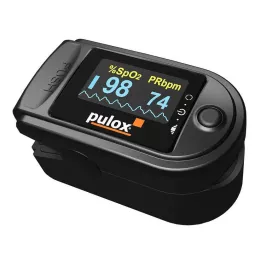 PULOX PO-200 pulsa oksimetrs melns, 1 gab