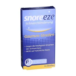 Snoreeze krākšanas atvieglošanas aukslēju strēmeles, 14 gab