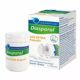 MAGNESIUM DIASPORAL 400 papildu kapsulas, 50 gab