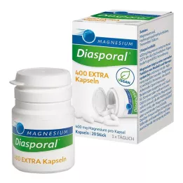 MAGNESIUM DIASPORAL 400 papildu kapsulas, 20 gab