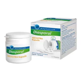 MAGNESIUM DIASPORAL 400 papildu kapsulas, 100 gab
