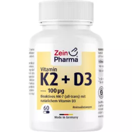 VITAMIN K2 MENAQ7 kapsulas, 60 gab