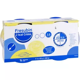 FRESUBIN 2 kcal vaniļas krēms glāzē, 4X125 g