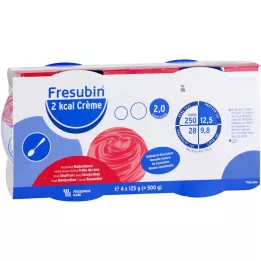 FRESUBIN 2 kcal krējuma meža zemenes glāzē, 4X125 g