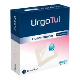 Urgotül Foam Border 10x10 cm pārsējs, 20 gab
