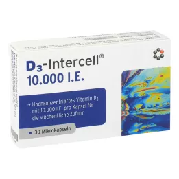 D3-INTERCELL 10 000 SV kapsulas, 30 gab