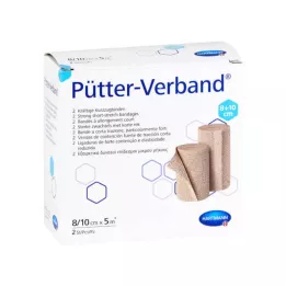 PÜTTER Pārsējs 8/10 cmx5 m, 2 gab