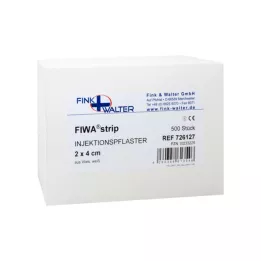 INJEKTIONSPFLASTER Flīss 2x4 cm, 500 gab