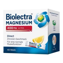 BIOLECTRA Magnijs 400 mg ultra Direct Lemon, 40 gab