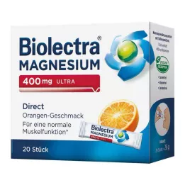 BIOLECTRA Magnijs 400 mg ultra Direct Orange, 20 gab