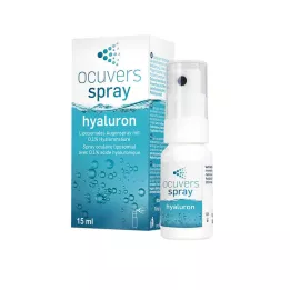 OCUVERS izsmidzināms hialurona acu aerosols ar hialuronskābi, 15 ml