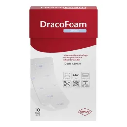 Dracofoam Infection Foam brūču vāks 10x20cm, 10 gab