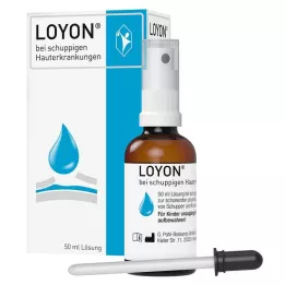 LOYON šķīdums zvīņainu ādas slimību ārstēšanai, 50 ml