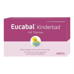 EUCABAL Bērnu vanna ar timiānu, 7X5 ml