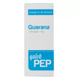QUICKPEP Guarana kapsulas, 100 gab