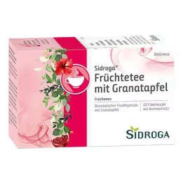 SIDROGA Wellness augļu tēja ar granātābolu filtra maisiņu, 20 x 2,0 g