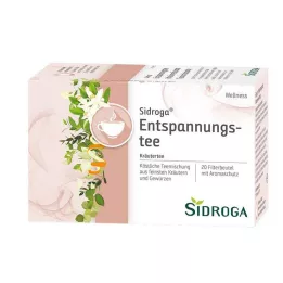 SIDROGA Wellness Relaxation tējas filtra maisiņi, 20X1,75 g