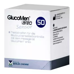 GLUCOMEN areo Sensor testa strēmeles, 50 gab