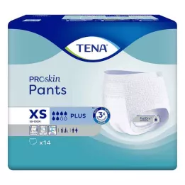 TENA PANTS plus XS 50-70 cm ConfioFit vienreizējās lietošanas bikses, 14 gab