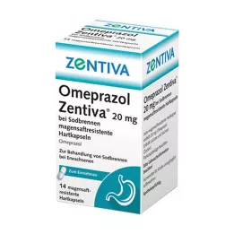 OMEPRAZOL Zentiva 20 mg pret grēmām, 14 gab
