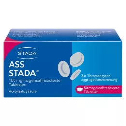 ASS STADA 100 mg zarnās šķīstošās tabletes, 50 gab