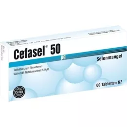 CEFASEL 50 μg tabletes, 60 gab