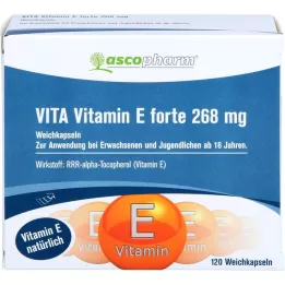VITAMIN E FORTE 400 SV mīkstās kapsulas, 120 gab