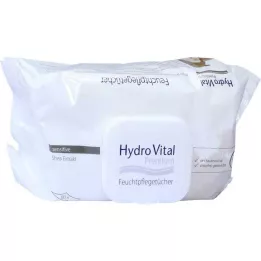 HYDROVITAL Mitrās salvetes ar shea, 80 gab