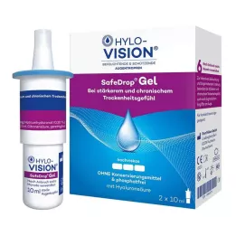 HYLO-VISION SafeDrop Gel acu pilieni, 2X10 ml