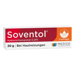 SOVENTOL Hidrokortizona acetāts 0,25% krējums, 20 g