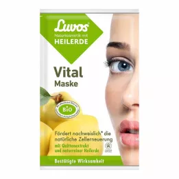 LUVOS Ārstnieciskā māla maska Vital Natural Cosmetics, 2X7,5 ml