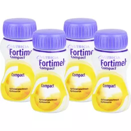 FORTIMEL Kompakta 2,4 aprikožu garša 8X4X125 ml