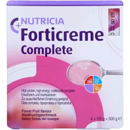 FORTICREME Meža augļu garša, 4X125 g