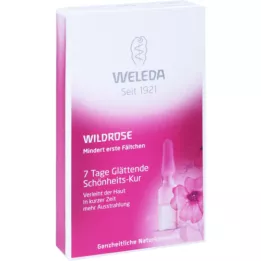WELEDA Wildrose 7 dienu izlīdzinoša skaistumkopšanas procedūra, 7X0,8 ml