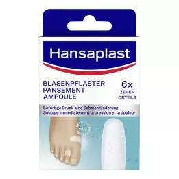 HANSAPLAST Blistera plāksteris mazs, 6 gab